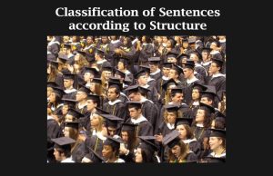 Classification of Sentences according to Structure Classification of Sentences according to Structure