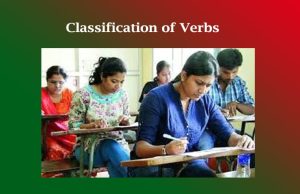 Classification of Verbs Classification of Verbs