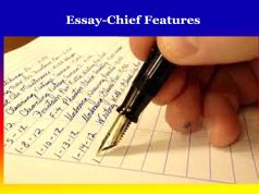 Essay-Chief Features Essay-Chief Features