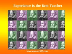 Experience Is the Best Teacher-An Amplification Experience Is the Best Teacher-An Amplification