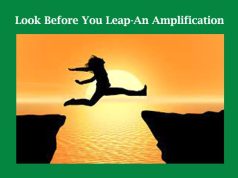 Look Before You Leap-An Amplification Look Before You Leap-An Amplification