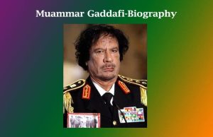 Muammar Gaddafi-Biography Muammar Gaddafi-Biography