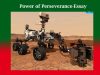 Power of Perseverance-Essay Power of Perseverance-Essay