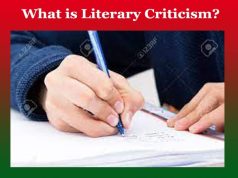 What is Literary Criticism? What is Literary Criticism