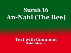 Surah 16: An-Nahl (The Bee): Text with Comment Surah 16 An-Nahl (The Bee) Text with Comment
