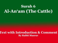 Surah 6: Al-An’am (The Cattle): Text with Comment Surah 6 Al-An‘am (The Cattle) Text with Comment